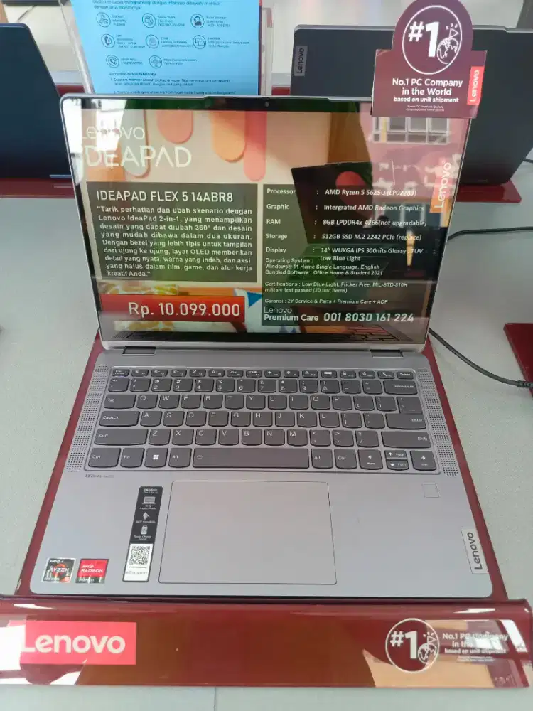 Kredit laptop Lenovo Ideapad FLEX5 14ABR8 tanpa DP dan ADM