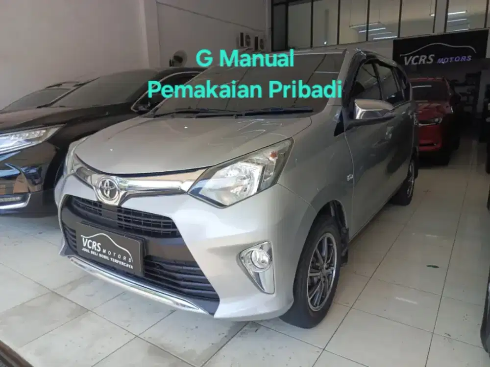 Toyota Calya G 2017 manual pribadi 1.2 calia mt cayla silver calya m/t