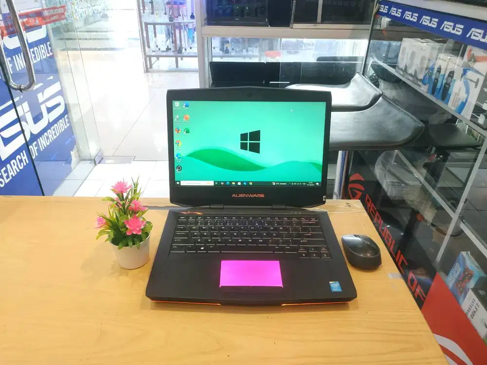 READY LAPTOP DELL ALIENWARE 14 CORE i7 RAM 16GB SSD 256GB NVIDIA