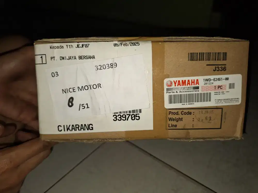 Radiator Yamaha R25 (1WD-E2461)