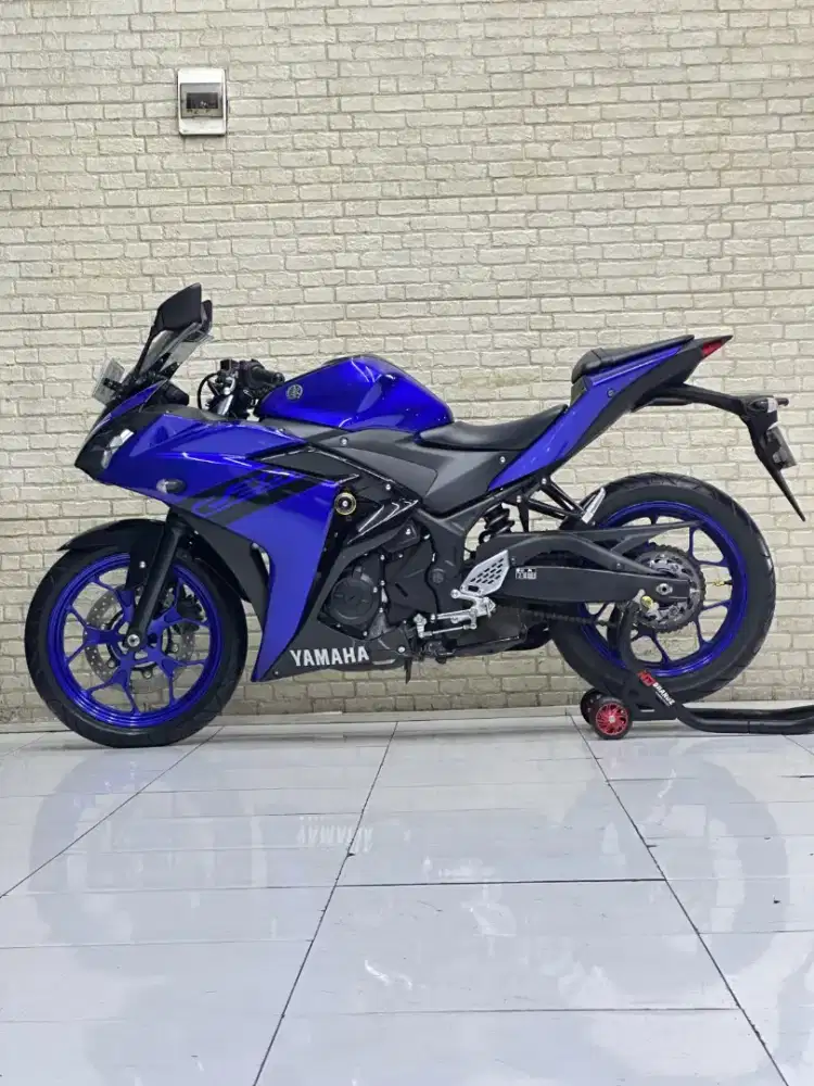 ODO 6RB‼️ Yamaha R25 2018 Blue Race Simpanan - Mustika motor