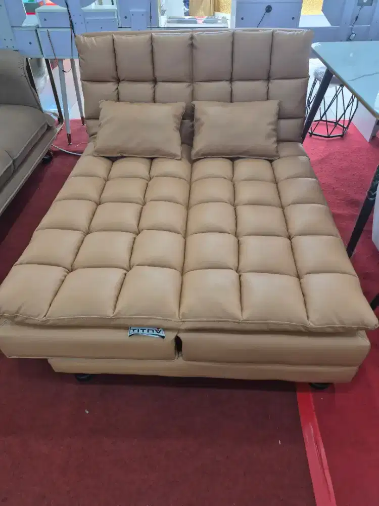 SOFA BED MINIMALIS PROMO CREDIT BUNGA 0% FREE 1KALI CICILAN
