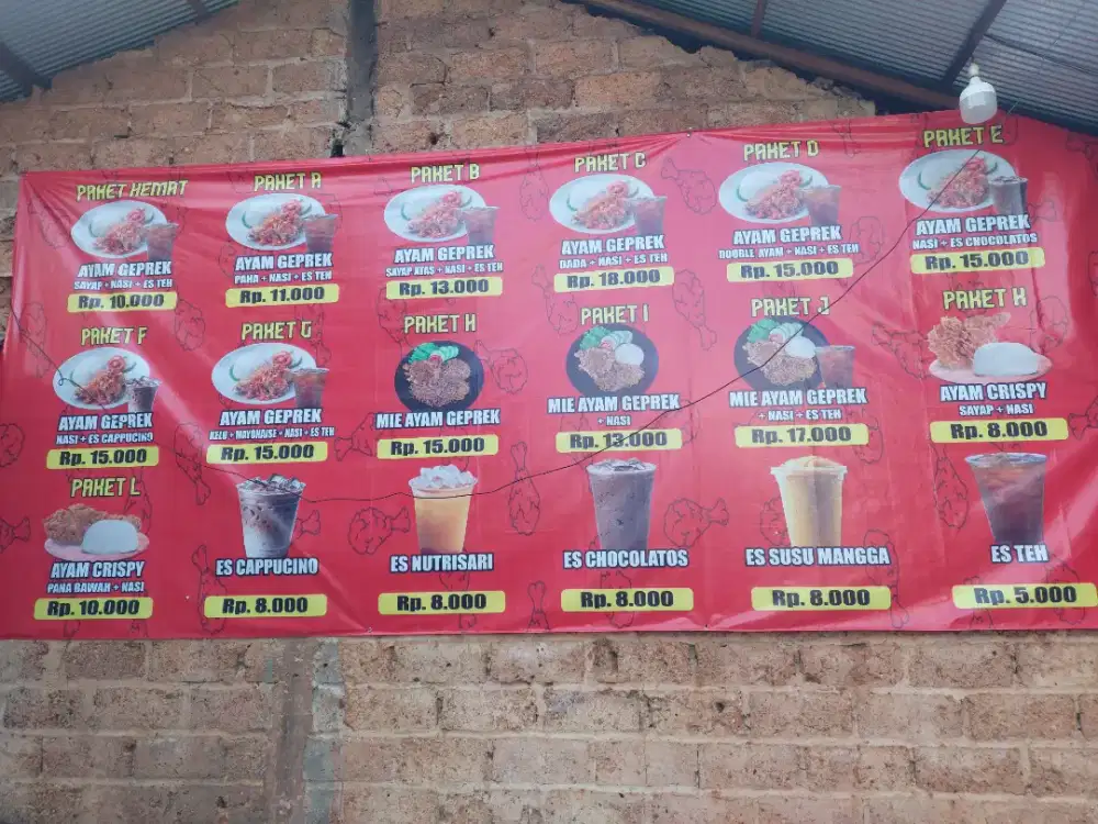 Ayam Geprek 3 Rasa