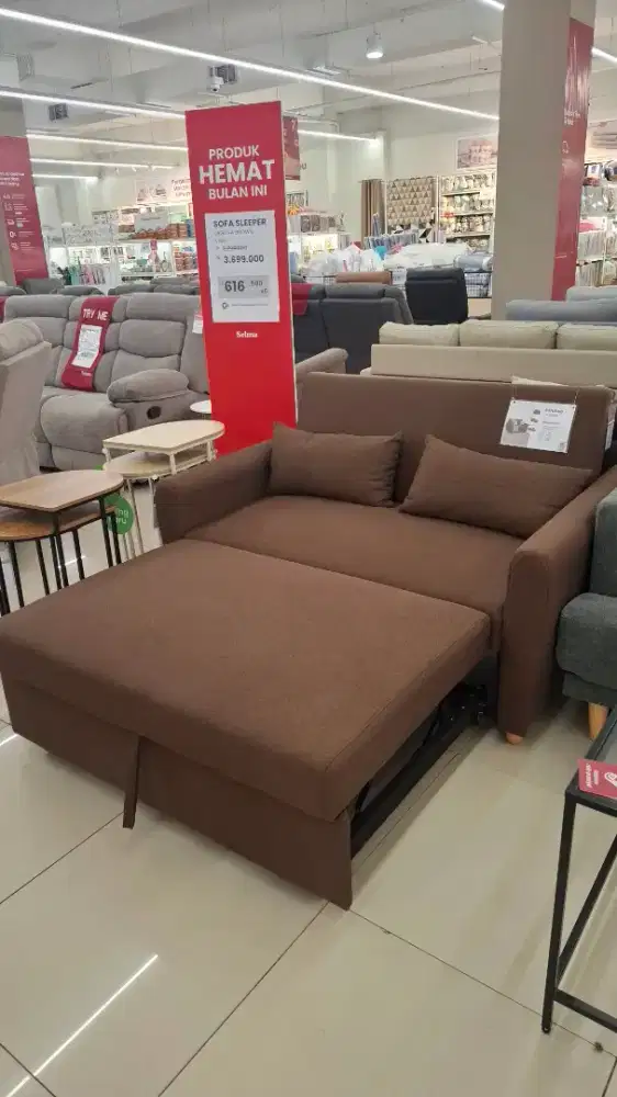 SOFA SLEEPER 140CM DISKON