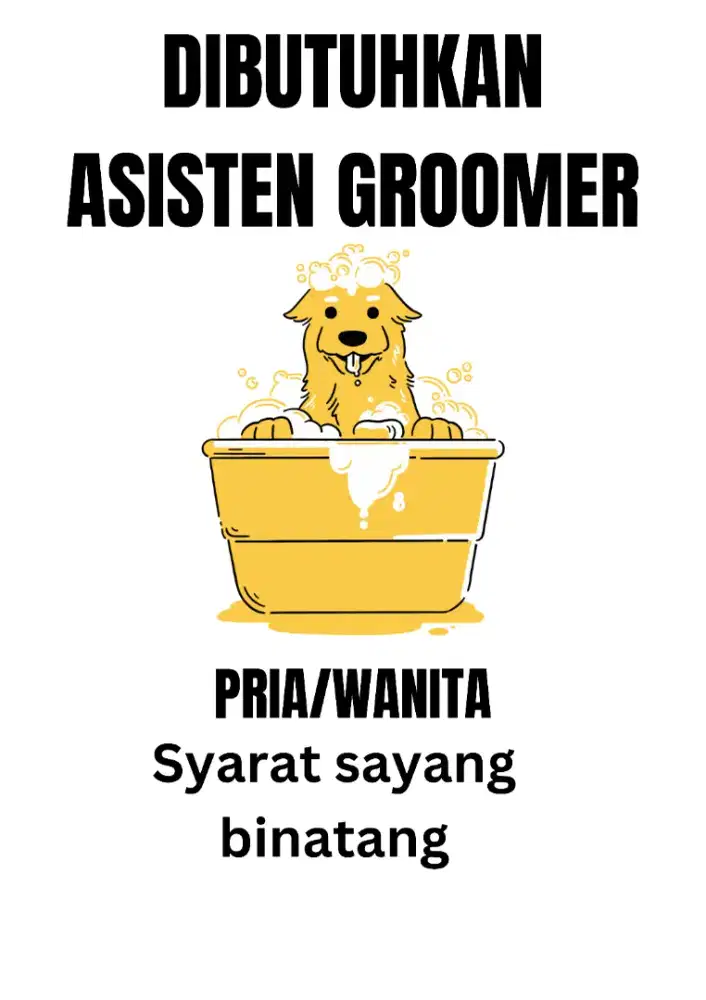 Loker asisten groomer