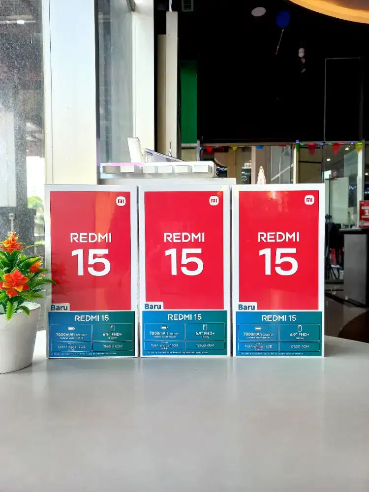 PROMO REDMI 15 RAM 8/128GB & RAM 8/256GB