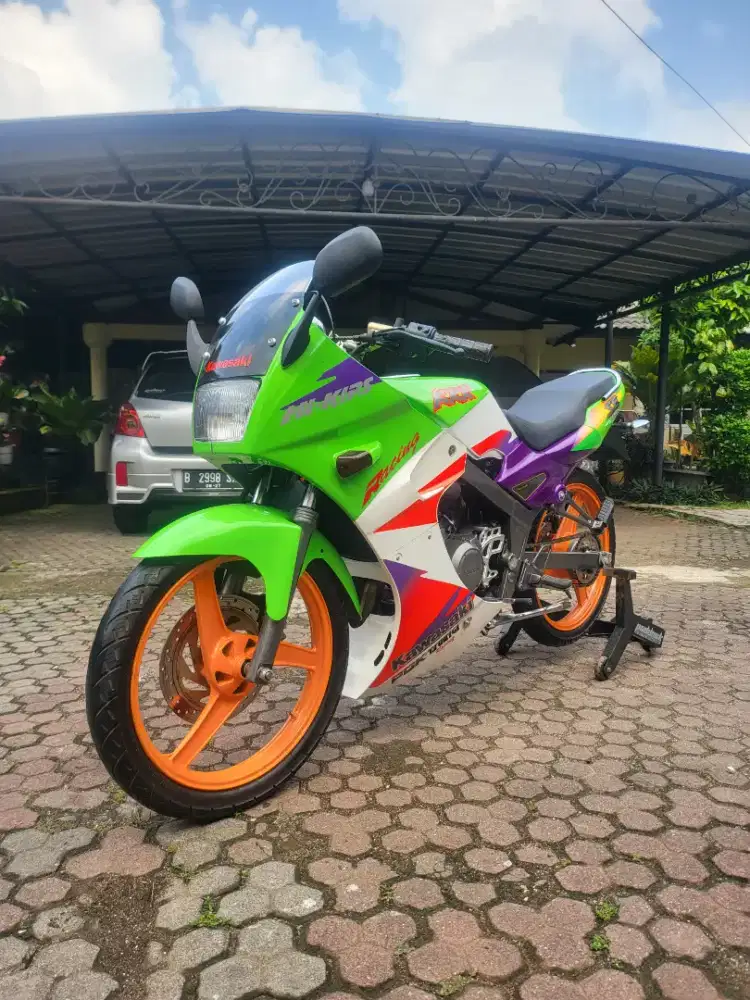 Kawasaki Ninja SSR 150 SE 2004 Hijau Pajak Panjang Good Condition