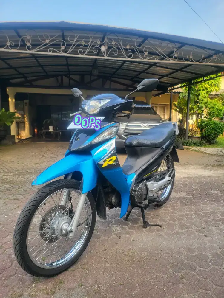Suzuki Smash New 2010 Hitam Biru Pajak Panjang Full Orisinil