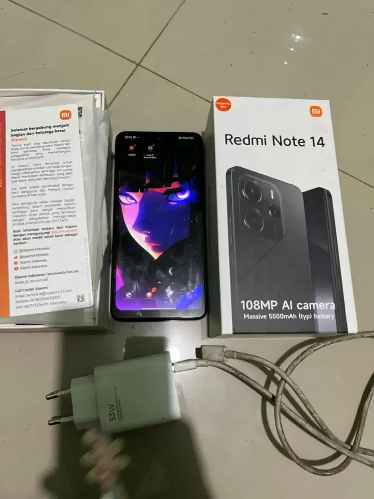 Jual cepat hp Redmi note 14 8/256