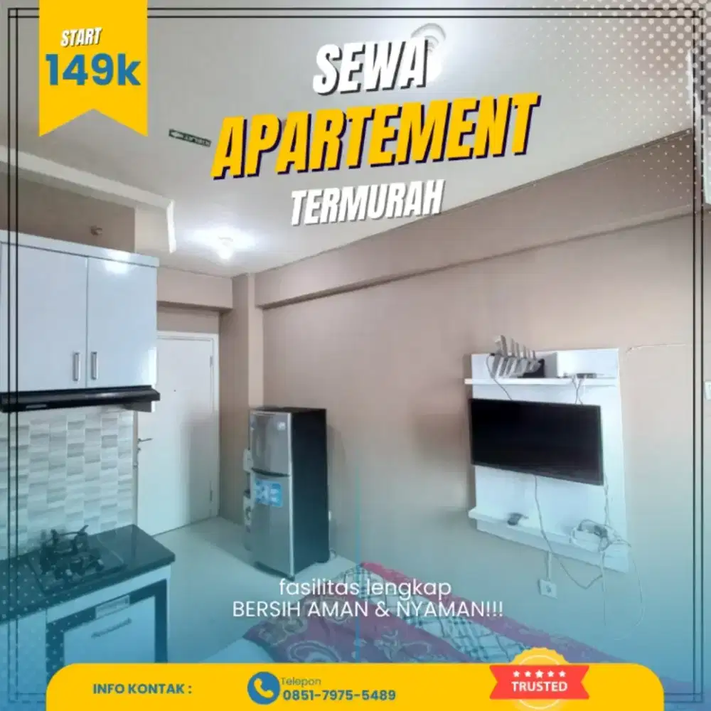 SEWA APARTEMEN BASSURA CITY HARIAN/TRANSIT TERMURAH