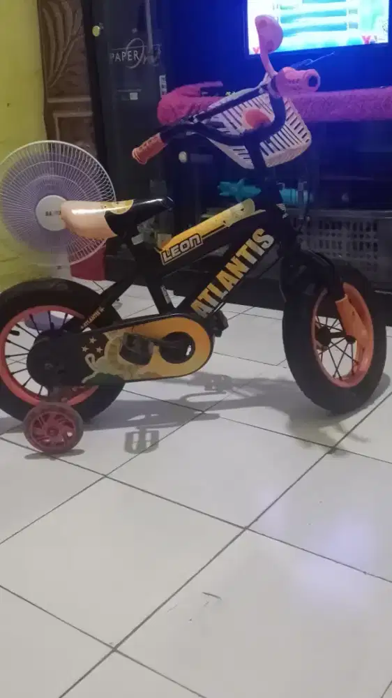 Sepeda anak minus pemakean
