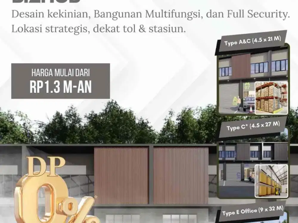 dijual ruko/gudang lokasi cikarang barat akses jalur provinsi pantura