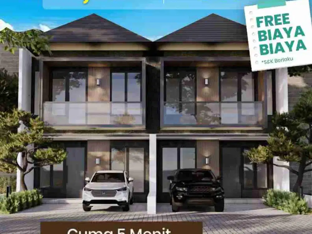 rumah baru 2 lantai akses strategis, dekat ke pintu tol Jatiwarna