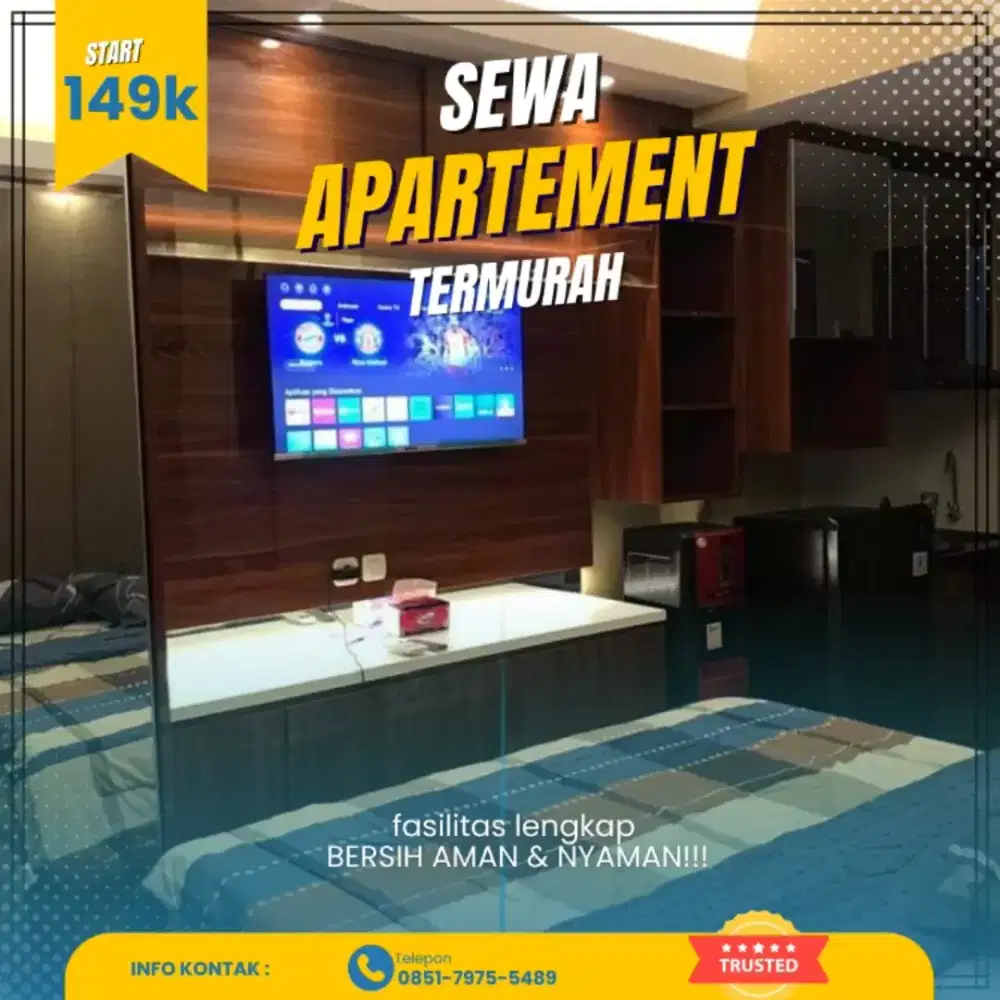 SEWA APARTEMEN HARIAN/TRANSIT GRAND KAMALA LAGOON BEKASI TERMURAH