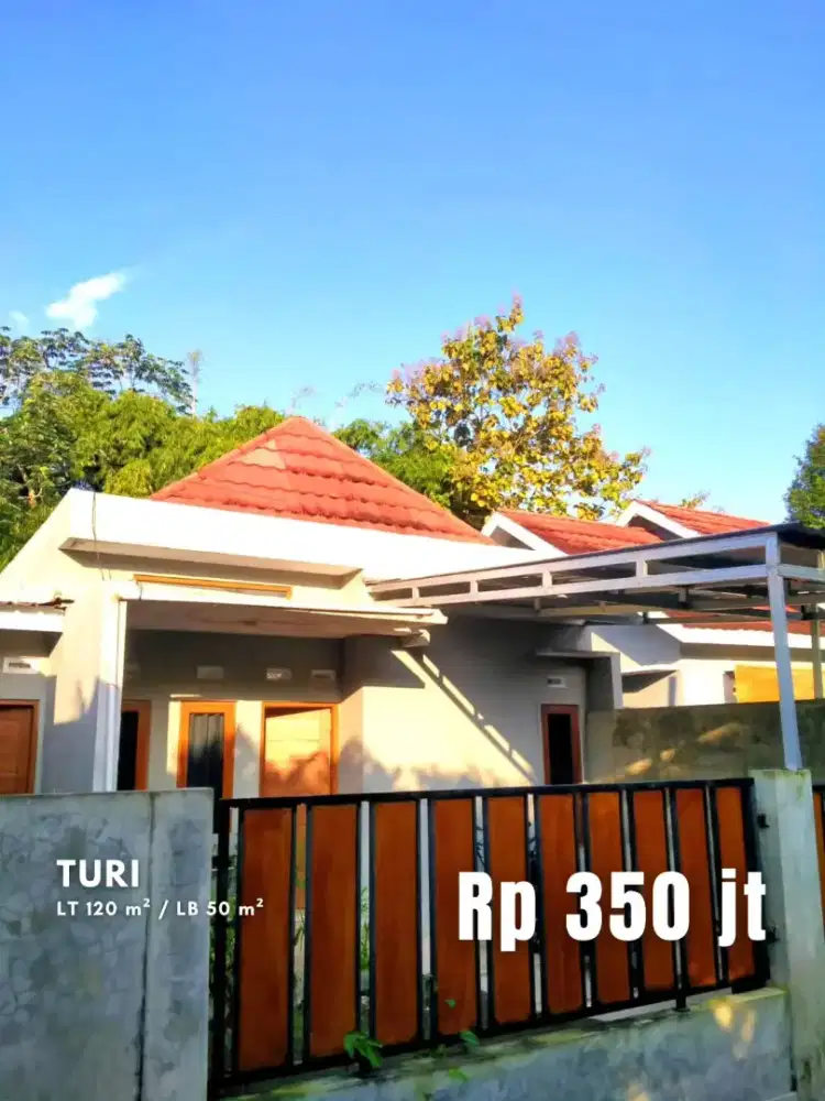 Dijual Rumah Nyaman di Area Sejuk Donokerto Turi