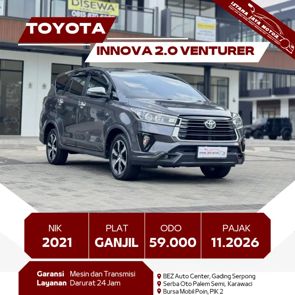 TOYOTA INNOVA VENTURER 2.0 AT 2021