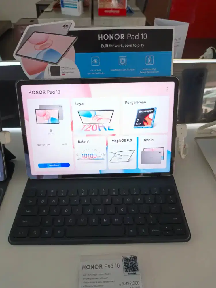 CREDIT TABLET/TEB HONOR PAD 10 8/256 ( FREE KEYBOARD & PEN )