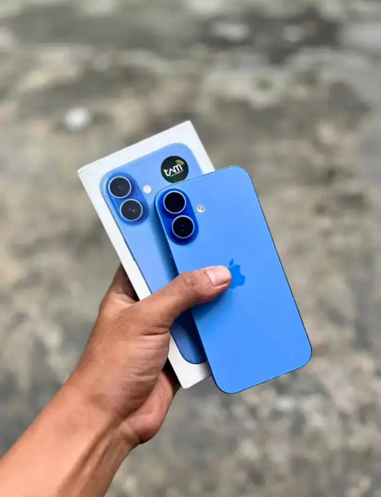 iPhone 16 Blue,, bisa cicilan syarat KTP aja