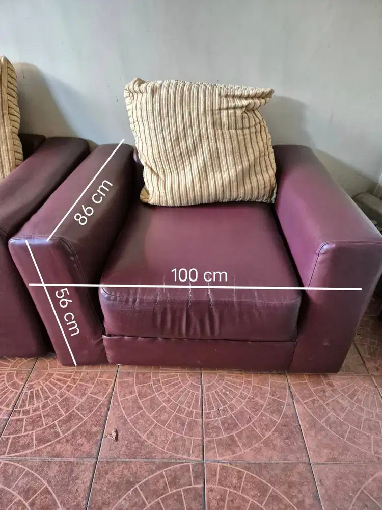 Jual satu set kursi sofa