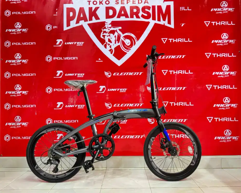 Promo Sepeda Lipat United Avand Chester IX Frme aluminium rem hidrolik