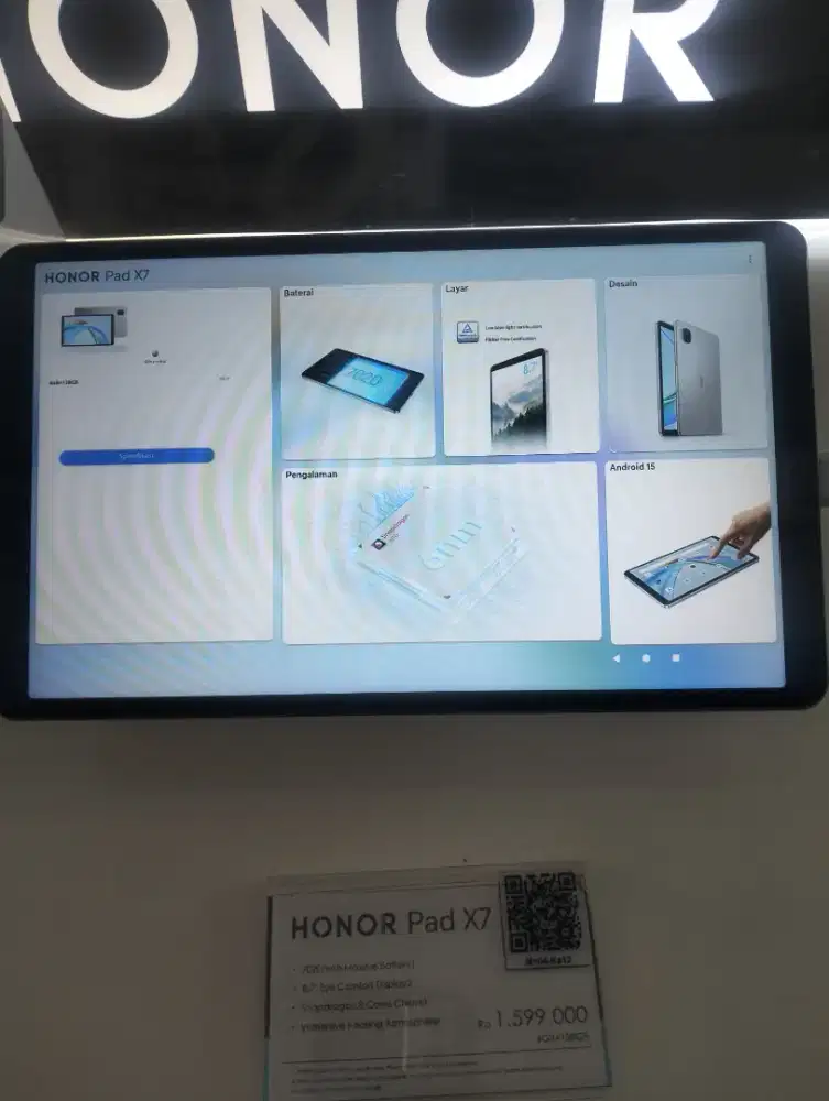 TABLET HONOR PAD X7 8,7INCI RAM 4+4/128GB