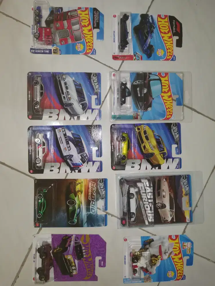 Jual cepat Sepaket Hotwheel Baru Super Hot