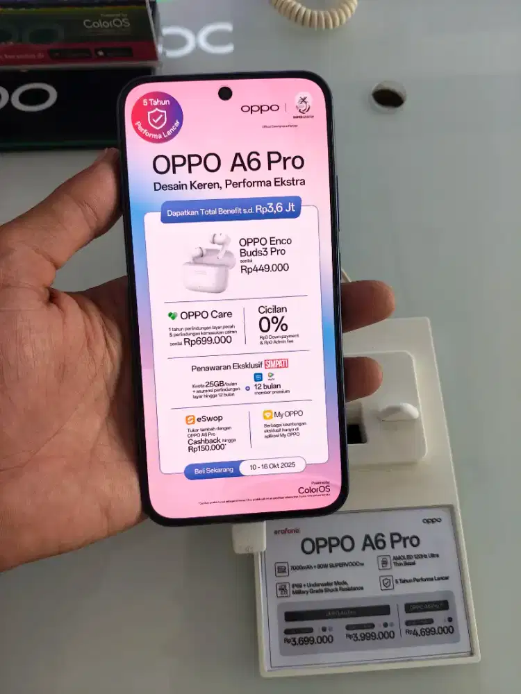 CASHBACK BANK OPPO A6PRO