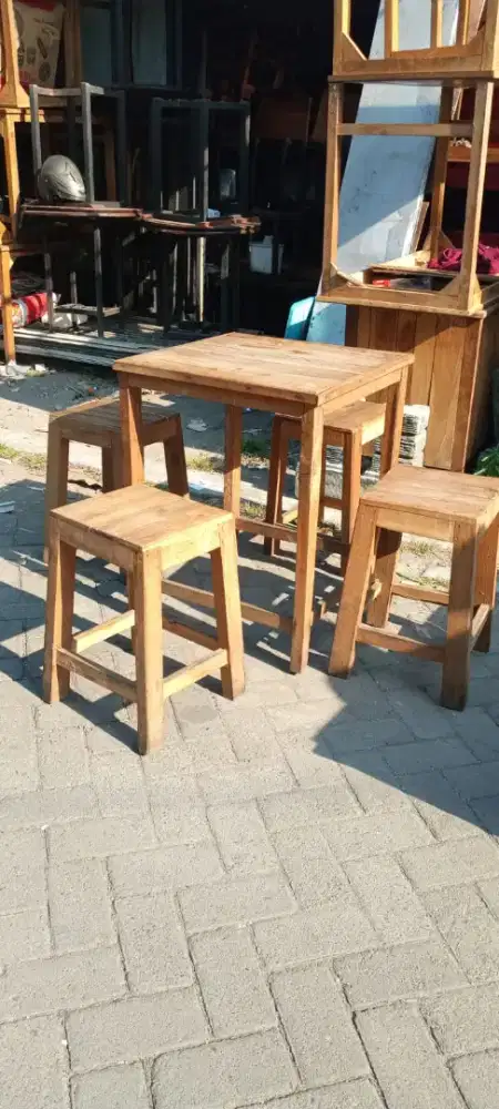 Set meja cafe/angkringan