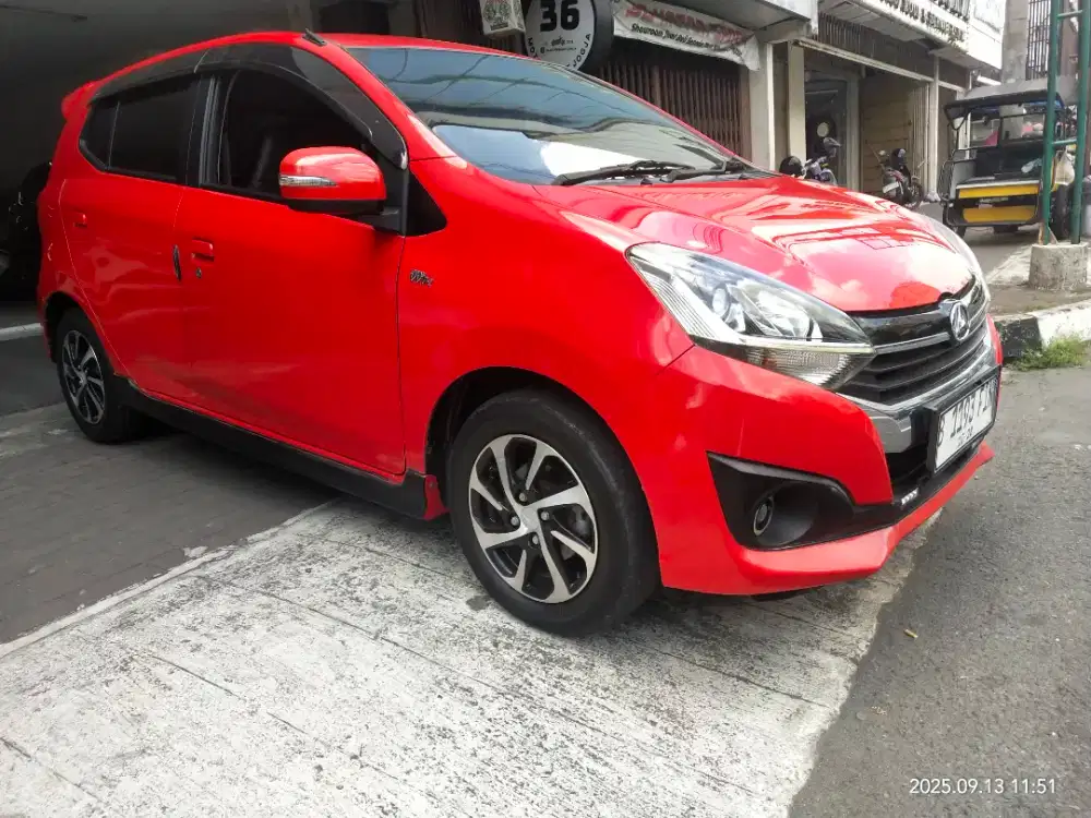 ayla 1.2 R metic 2018 Merah istimewa