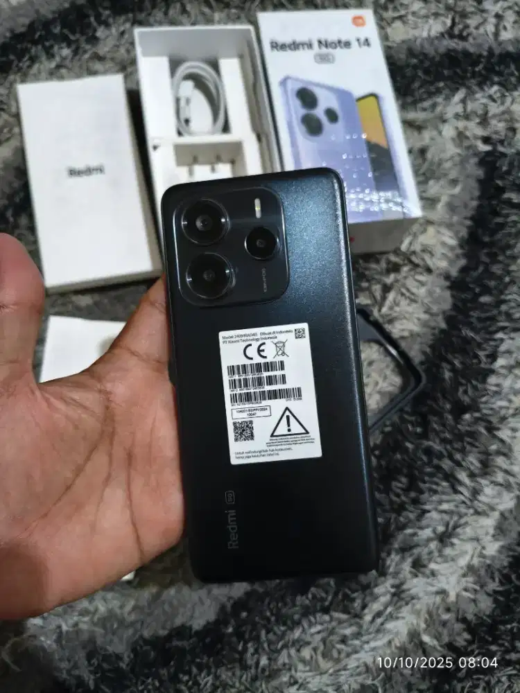 Redmi note 14 5G ram 12/512 mulus fullset no minus garansi panjang