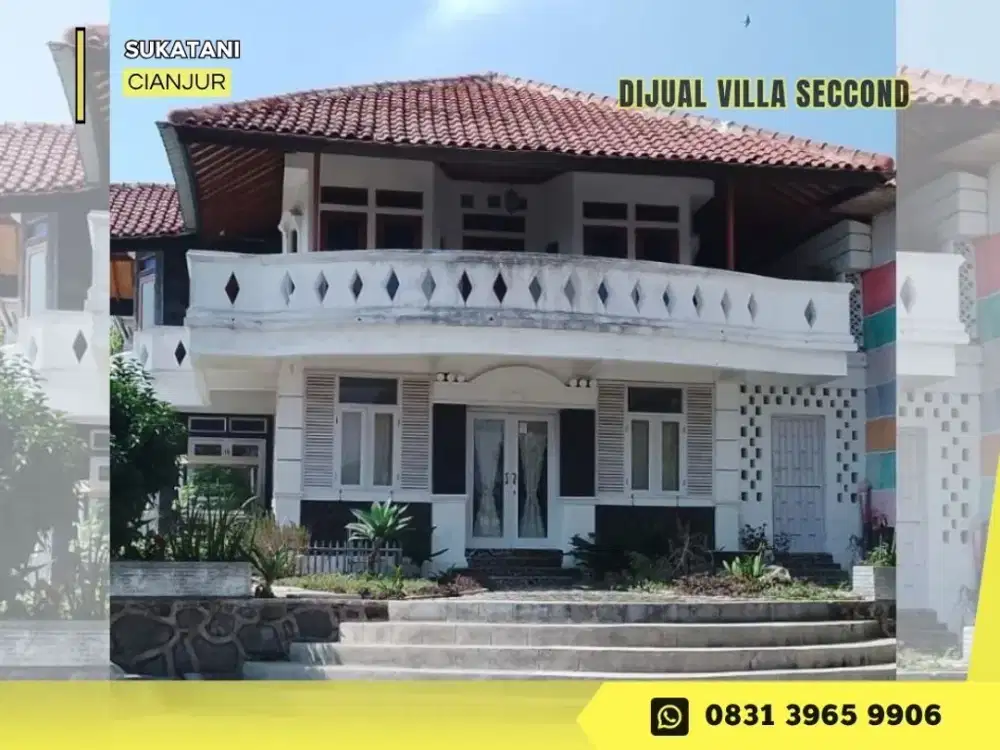 Jual Villa Luas 2145 di Kaki Gunung Gede Sukatani Cianjur