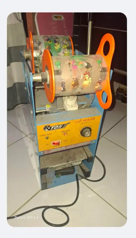 di jual mesin press cup kondisi masih bagus