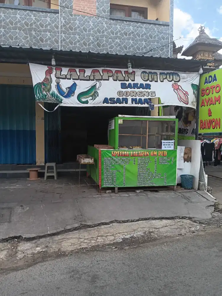 Oper kontrak warung sama isinya