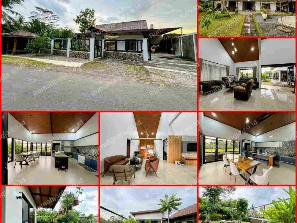rumah dengan tanah luas sangat nyaman dan asri pakembinangun