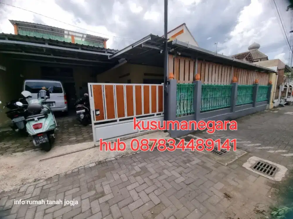 Jual rumah siap huni kodya dekat kusumanegara