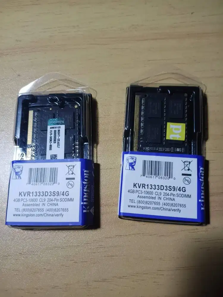 4GB Kingston SODIMM DDR3 PC3 10600