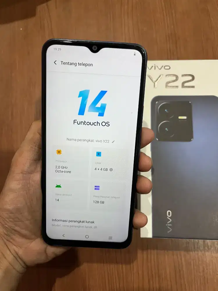Vivo Y22 second like new