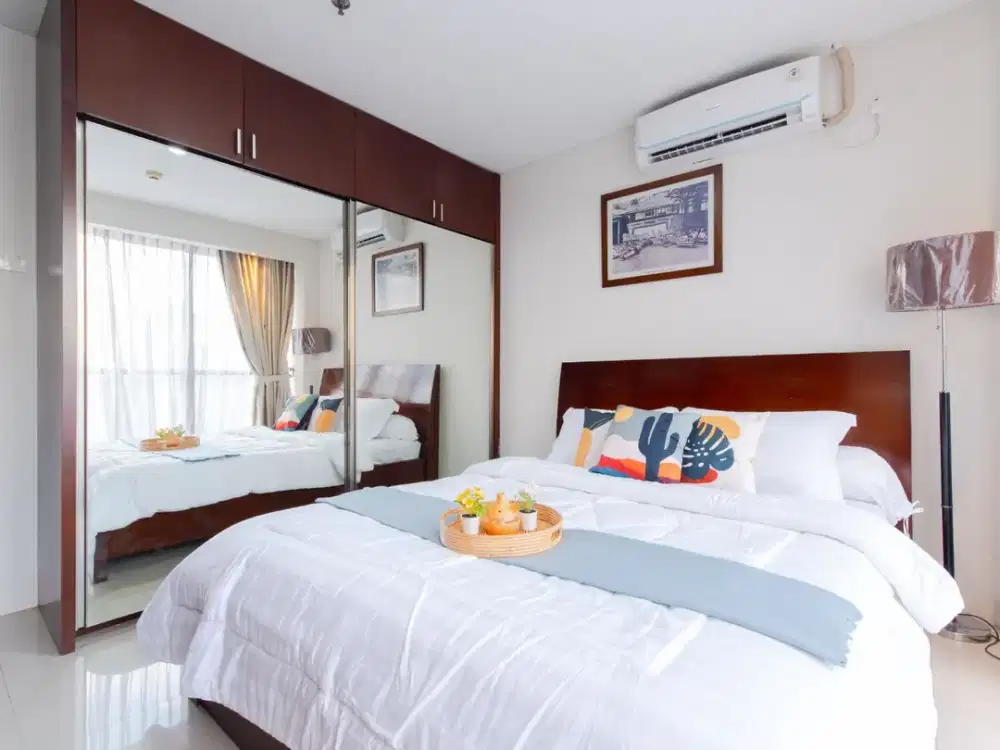 Sewa Apartemen 2BR Besar Tamansari Semanggi Full Furnished - Strategis Dekat GBK, Plaza Semanggi, Sudirman, WTC, Siloam, SCBD