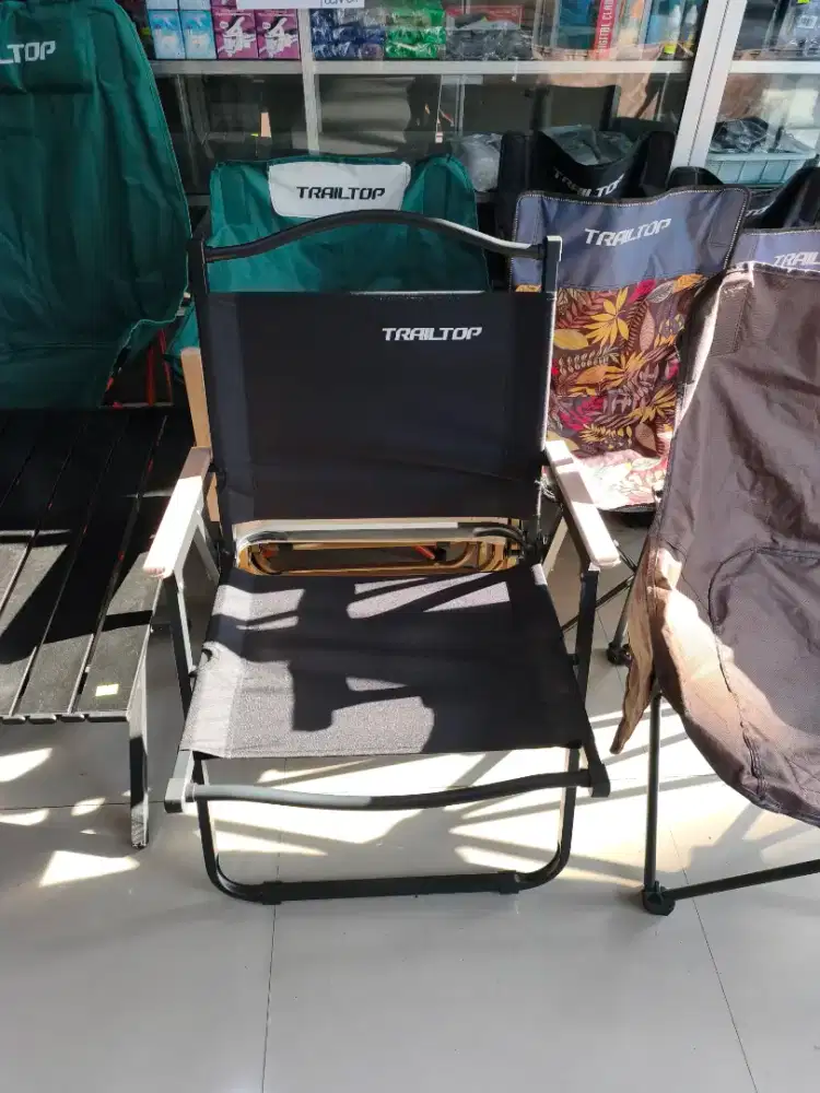 Kursi Kotak Kermit Kayu Kursi Camping Kursi Lipat Camping Outdoor