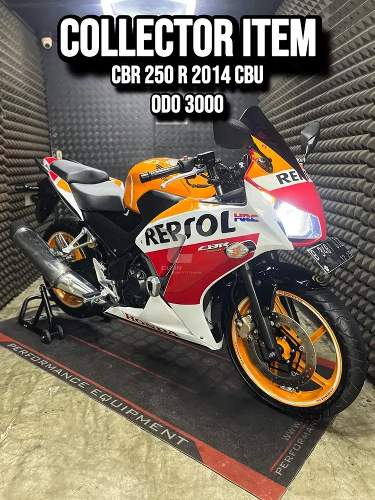 CBR 250 R OR CBR 250R CBU 2014 ODO 3000 COLLECTOR ITEM FULL ORIGINAL