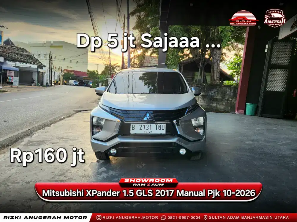 Dp 5jt Xpander 1.5 GLS MT 2017 Pjk 10-2026