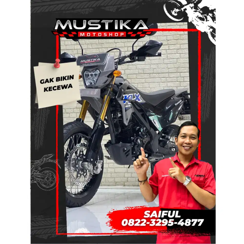 Odo 6rb Istimewa!!Kawasaki KLX 150cc SE 2024 N Asli Mulus-Mustika