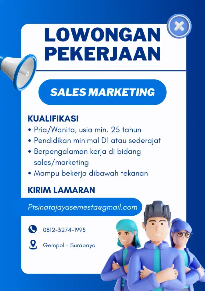 Membuka lowongan kerja