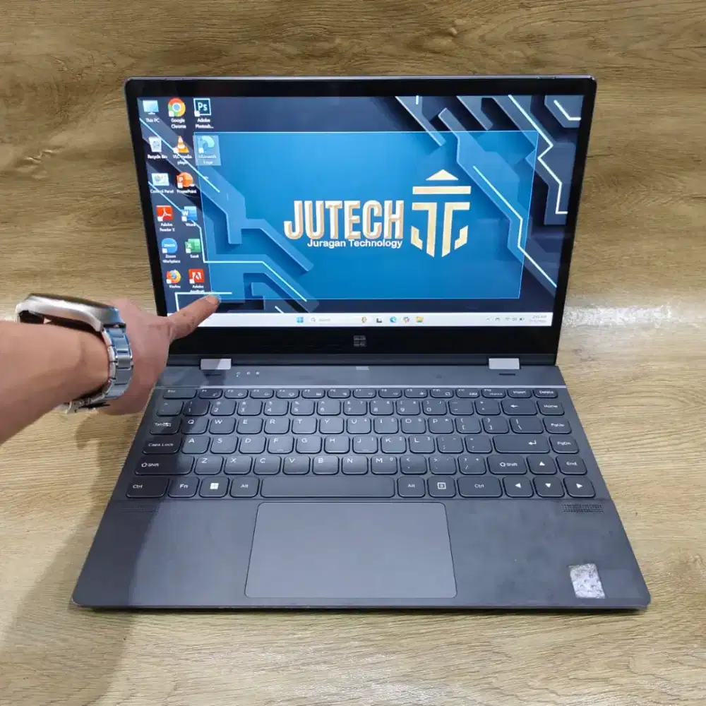 2in-1 Laptop ADVAN Slim Core i3 Gen 11 Ram 8GB Touchscreen+layar lipat