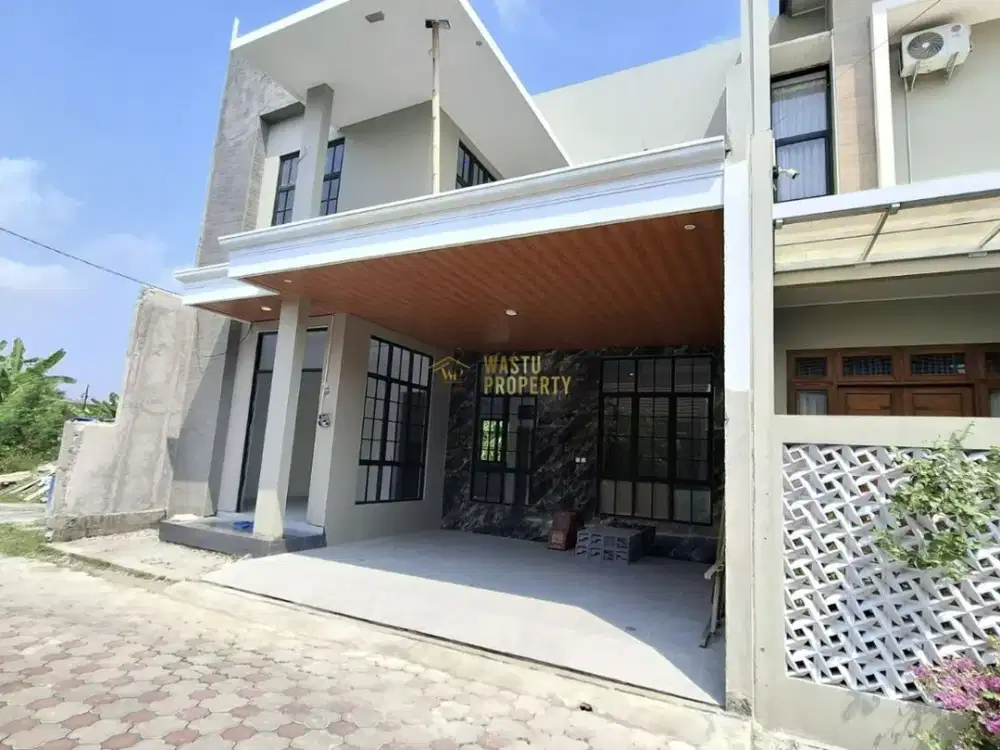 RUMAH SIAP HUNI 2 LANTAI DALAM PERUMAHAN DI JAKAL KM 10