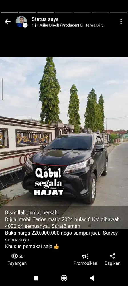 Daihatsu Terios 2024 Bensin