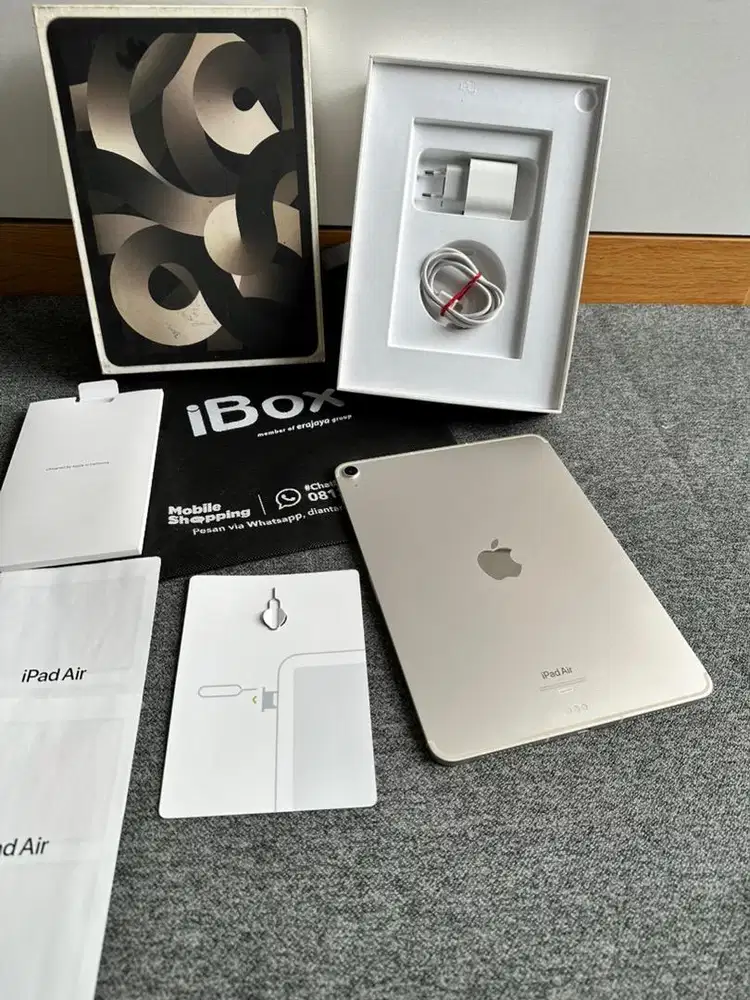 Ipad AIR 5 M1 Celluler WiFi iBoX 64GB [LANGKA] Super Mulus Like New