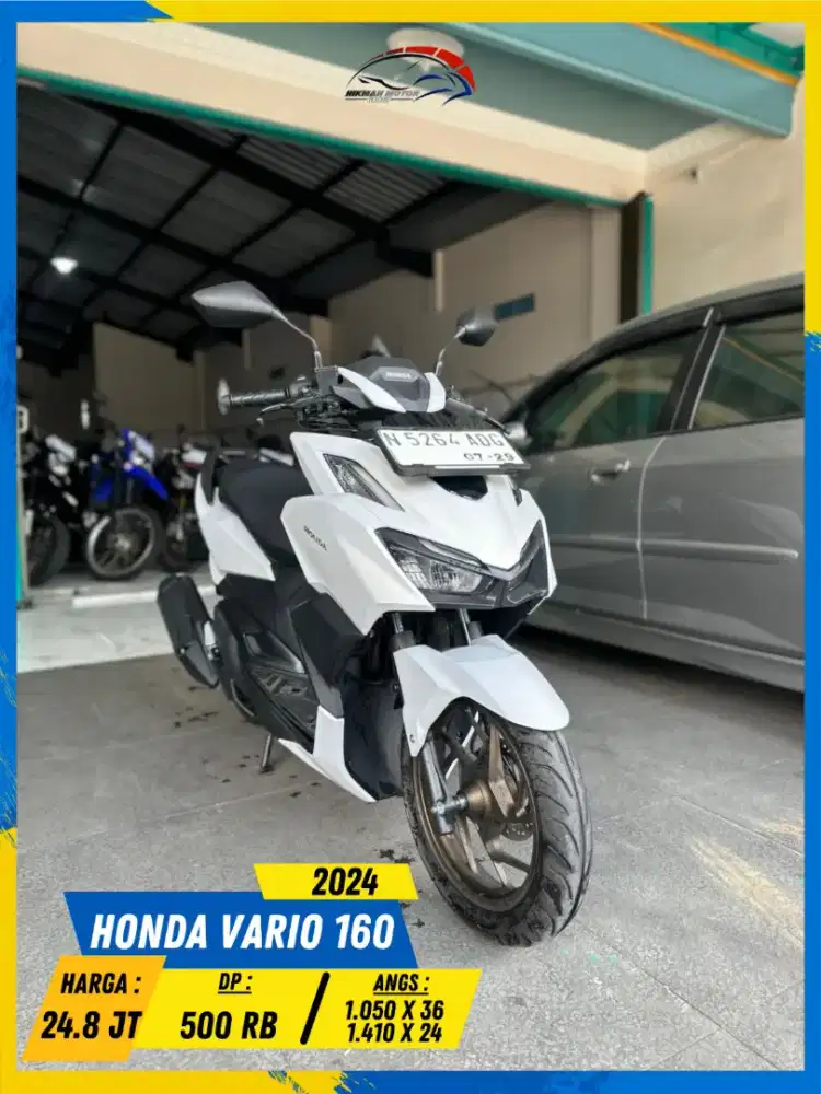 HONDA VARIO 160 2024 BEKAS BERKUALITAS HIKMAH MOTOR KEPUH MALANG