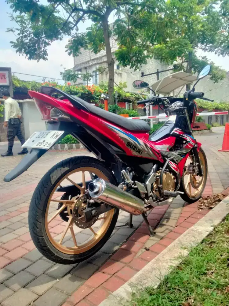 Suzuki satria Fu 2014 samsat kawaluyaan ss kumplit pajak plat isi