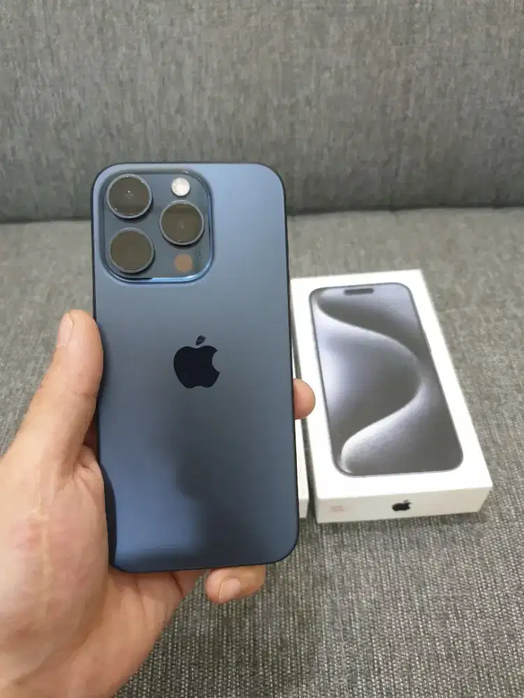 Iphone 15pro ibox 128 mulus lengkap